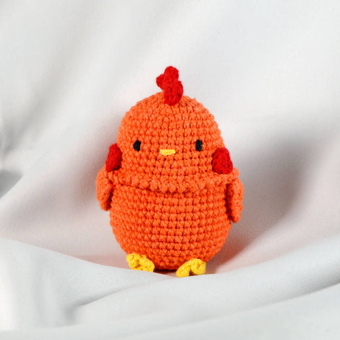 Knitty Critters - Pouch Pals 3 - Chickpea The Hen