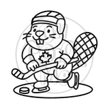Mini Coloring Book - Canadiana Christmas, Stocking Stuffer