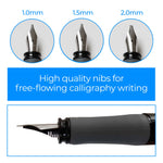Introductory Calligraphy Pen Set | 3 Nibs & 1 Pen Section