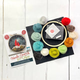 Gnomes in a Hoop Needle Felting Craft Kit
