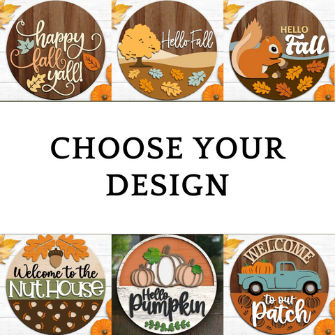 Fall 3D Wooden Signs-October 1 12pm-3pm
