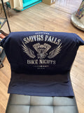 Downtown Smiths Falls Bike Night Ladies Tank Tops Blue.