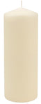 3”x8” Ivory Pillar Candle