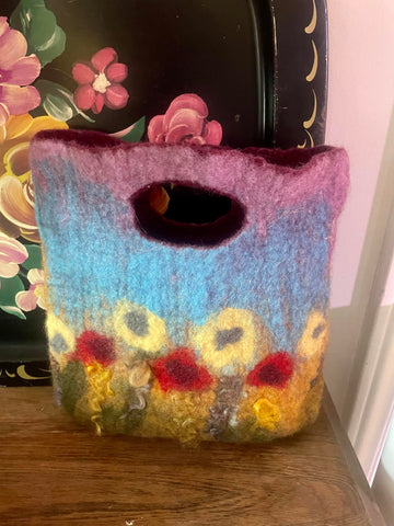 Wet Felted Purse Workshop-Apr 26@11am