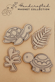 Handcrafted Magnet Sets-Turtle Set