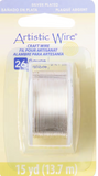 Artistic Wire© Silver 26 Gauge 15Yd