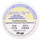 Artistic Wire© Silver 26 Gauge 15Yd