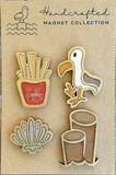 Handcrafted Magnet Sets-Seagull
