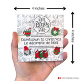 Advent Mini Coloring Book Countdown to Christmas, 4"x4"