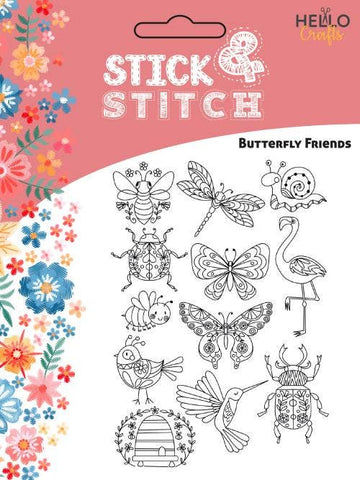 Stick & Stitch - Butterfly Friends