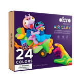 OKTO Air Clay Set for Creativity – 24 Colors