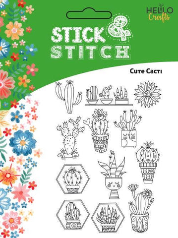 Stick & Stitch - Cute Cacti