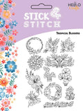 Stick & Stitch - Tropical Blooms