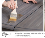 Fusion Gel Stain & Topcoat- Black