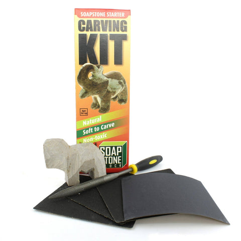 Soapstone Carving Kit - Elephant