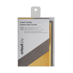 Cricut Joy™ Insert Cards, Gray/Gold Metallic