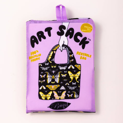 Moths Art Sack by Banquet Workshop - Reusable Tote Bag