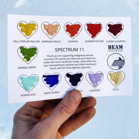 Beam Travel Card-Spectrum 11 Hearts