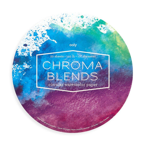 Chroma Blends Circular Watercolour Paper Pad