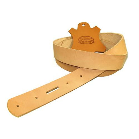 1-1/4" Belt Blank with Snap Holes 7/8 oz