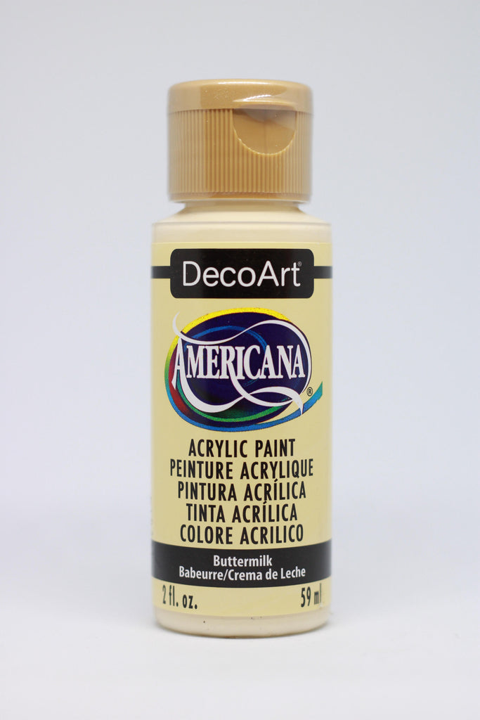 DecoArt Americana Acrylic Paint - Light Buttermilk, 2 oz