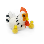 Hen & Chicks Needle Felting Craft Kit
