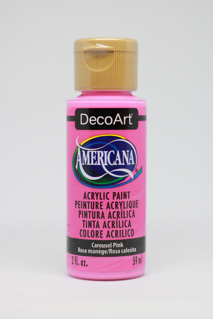 Americana Acrylic Paint 2 oz Carousel Pink