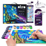 3D Sensory Art Canvas - Starry Night, Vincent Van Gough