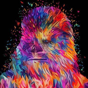 Paint Splatter Chewie