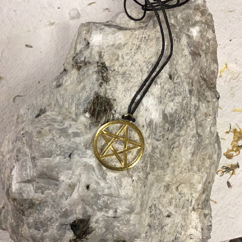 Pentagram-Large-Gold