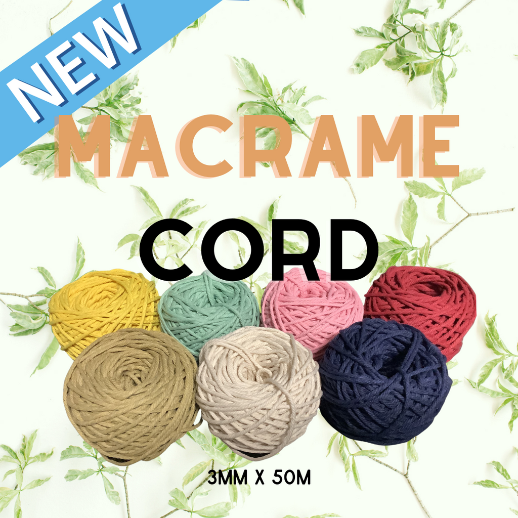 4mm Macrame Cord 100% Cotton Cord – TheCraftWitch