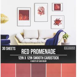 Red Promenade Cardstock