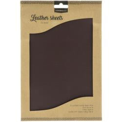 Faux Leather Sheets (Dark Brown)