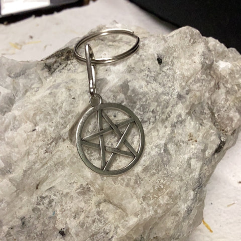 Pentagram Keychain Pendant