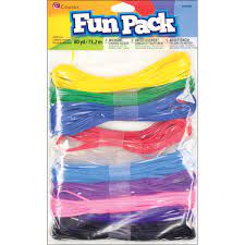 Plastic Craft Lace 80yd Fun Pack