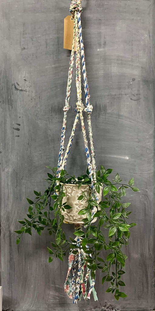 plant hanger with twine Fabric Twine Plant Hanger – TheCraftWitch