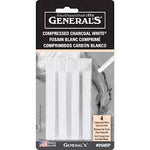 Compressed  White Charcoal Sticks 4/Pkg